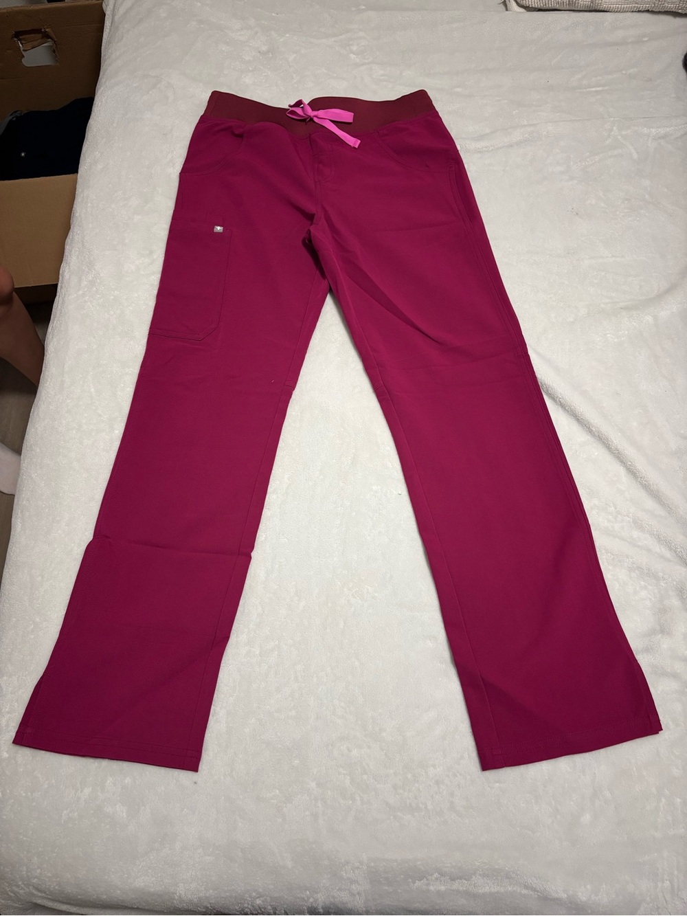 FIGS XS Magenta Cade Scrub Pants